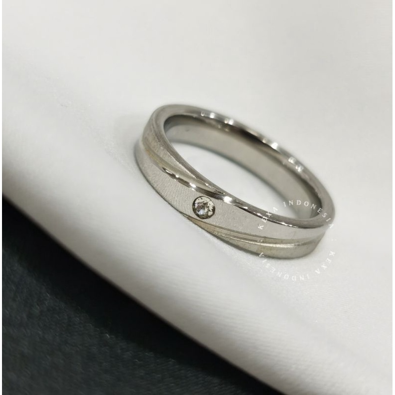 favorit ring titanium anti karat cincin cowok dan cewek