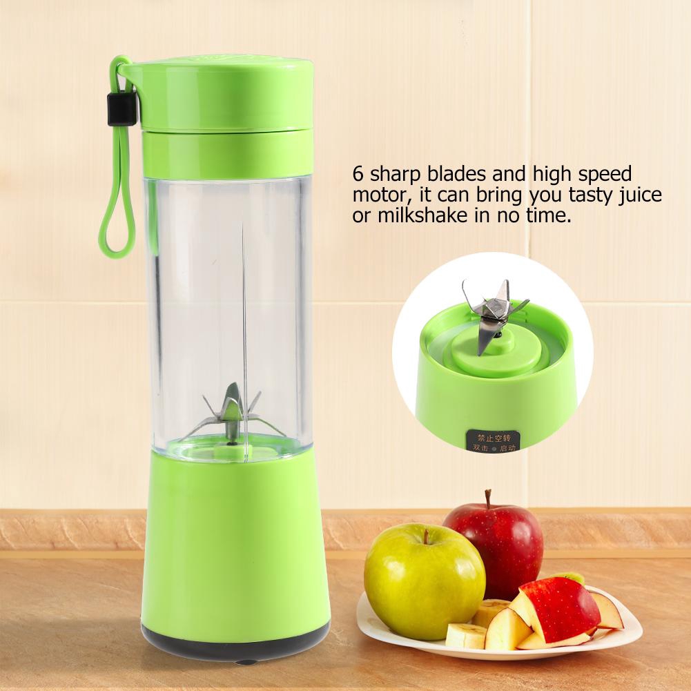 500ml Camping USB Electric Fruit Juicer Smoothie Maker Blender Shaker Cup Mug