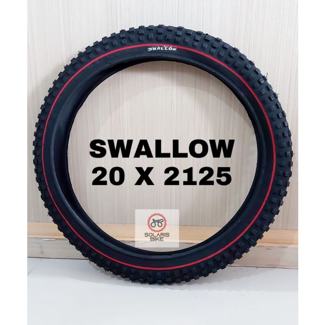 Ban Luar Sepeda BMX 20 x 2125 2.125 Ori Swallow Super Trac