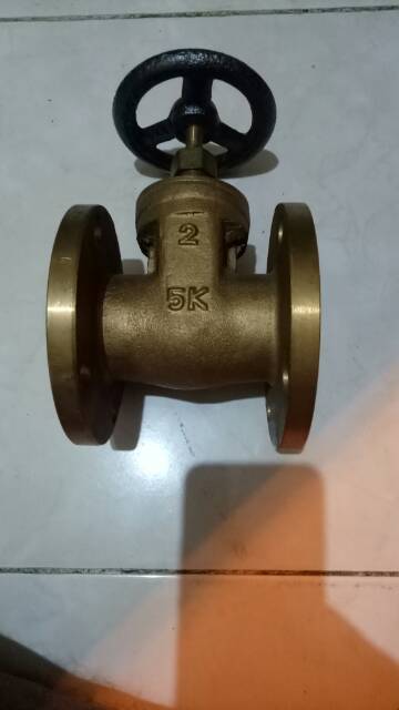 Kran air 2inch Gate Valve (W)5K kuningan