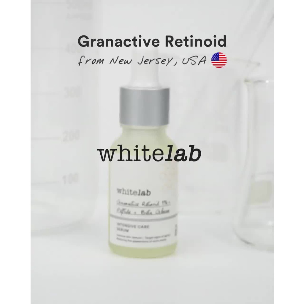 Intensive Care Serum Whitelab Granactive Retinoid 1% - Serum Retinol Anti Aging Untuk Meremajakan Kulit Wajah Dengan Retinoid