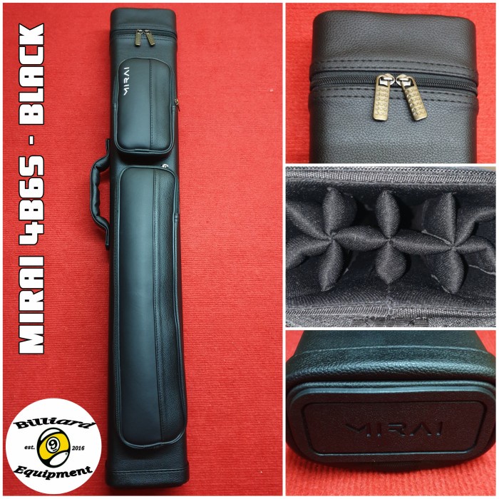 Mirai 4X6 - Black Tas Billiard Cue Case Billiard