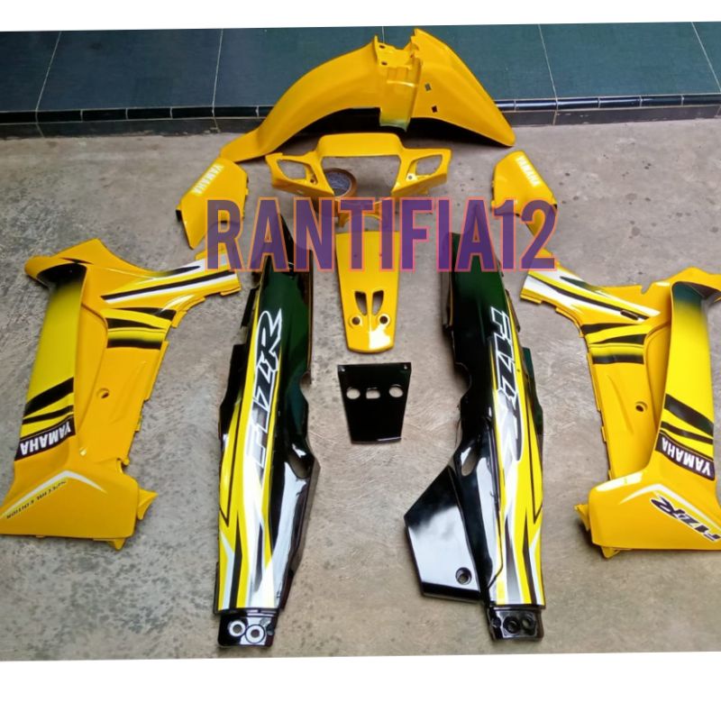 cover bodi Fizr Full set bodi motor yamaha fizr kuning hitam