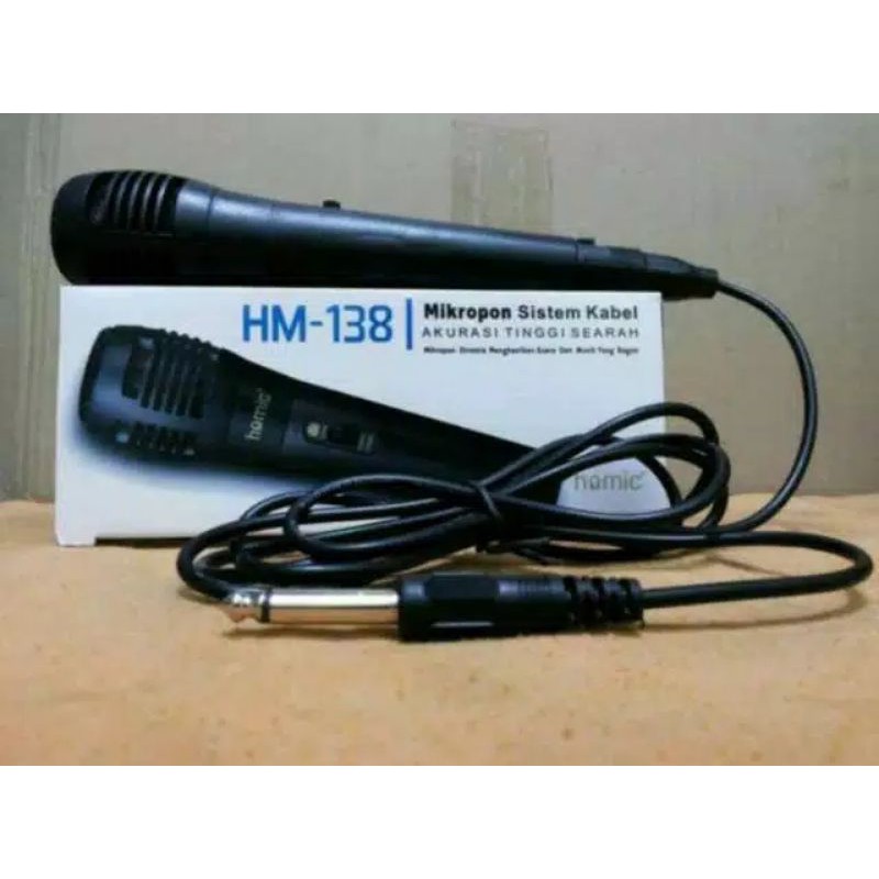 MIC / MiCROPHONE KABEL HOMIC HM 138 // MIC MURAH HOMIC HM 138 BISA COD