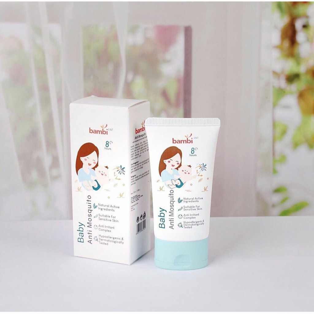 BAMBI Baby Anti Mosquito Lotion with Citronella Oil 50ml | Lotion Anti Nyamuk Bayi