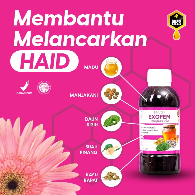 Obat Keputihan Madu Exofem Herbal Manjakani Mengobatai Nyeri Haid Bau Tak Sedap Paling Ampuh