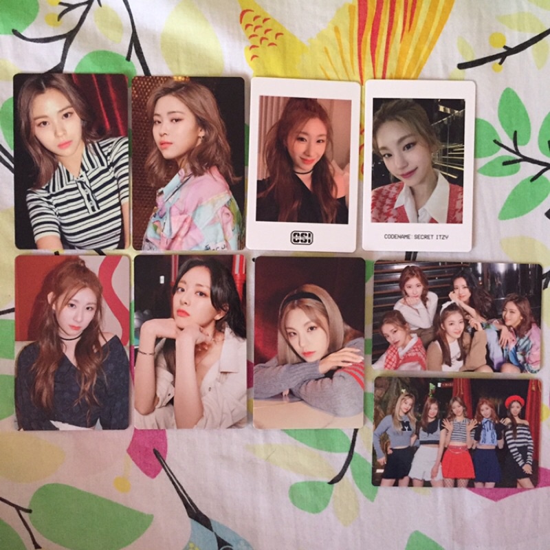 Itzy tc csi itzy trading card csi ryujin yeji chaeryeong yuna lia