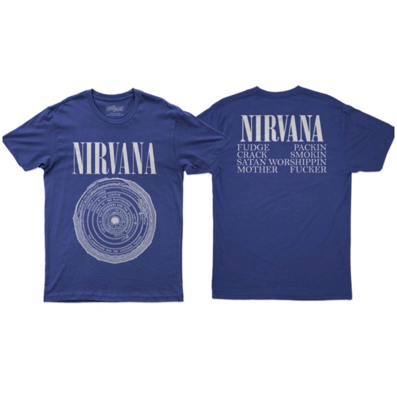 kaos baju band original NIRVANA