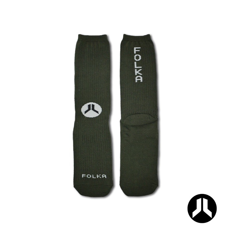 Kaos Kaki Polos Warna Hijau Army