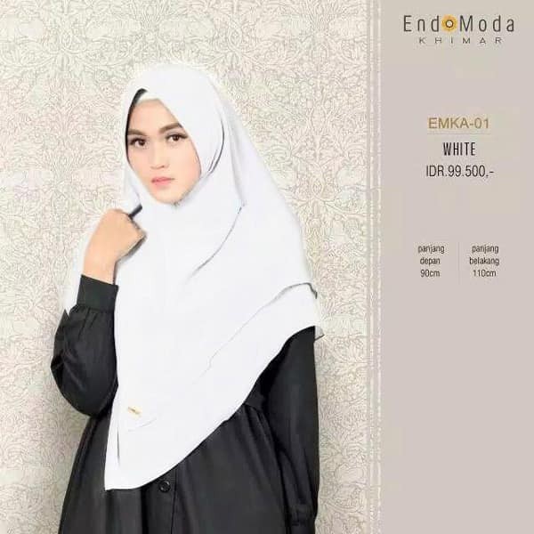 Endomoda: Jilbab Khimar Emka 01-6