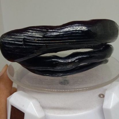 GELANG AKAR BAHAR HITAM JUMBO LILIT 3 BERSERAT PILIHAN