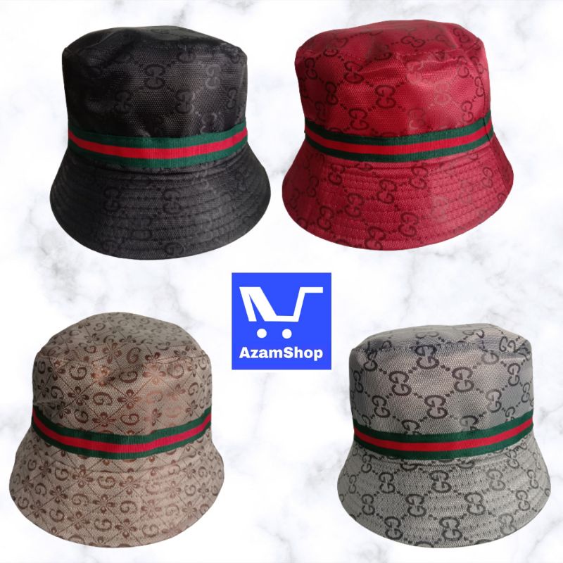 Topi Gucci premium bucket hat Gucci topi bucket motif