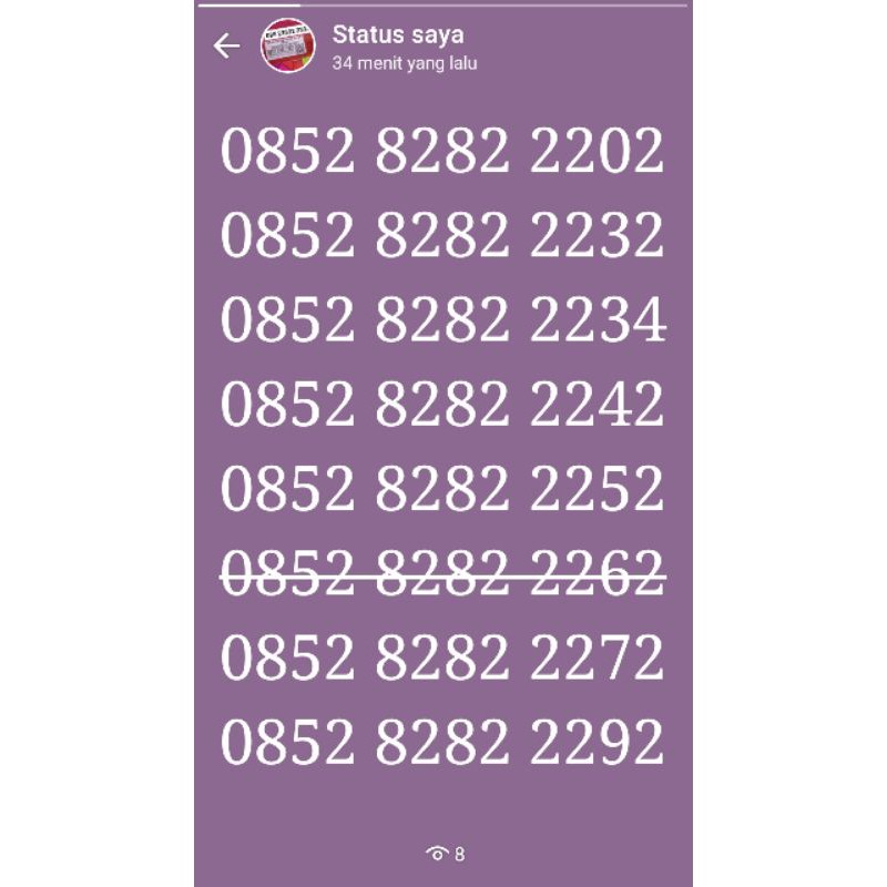 Nomor Cantik Telkomsel Kartu As Rapi