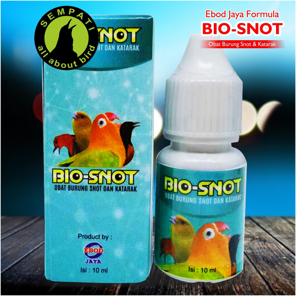 Bio Snot Sirup Ebod Jaya Obat Burung Sakit Mata Katarak Berlendir