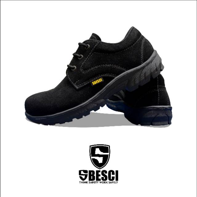 Sepatu Safety Pria Ujung Besi SBESCI Type 022 Low Model