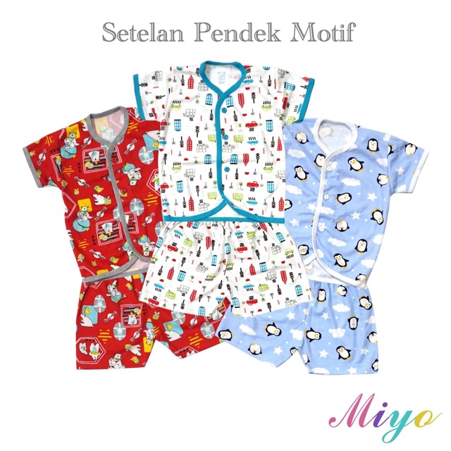 Miyo SML-Setelan Pendek dan Setelan Panjang Bayi Anak