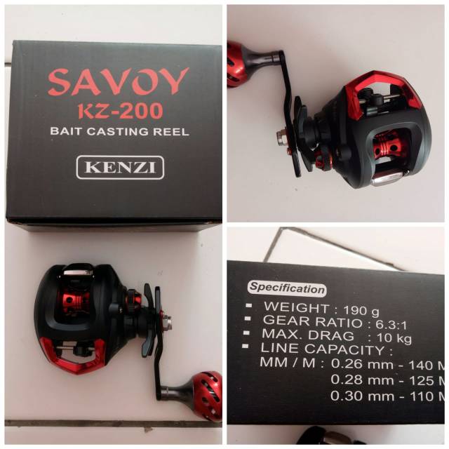 REEL BC KENZI SAVOY KZ200 TERBARU 12 Bearings
