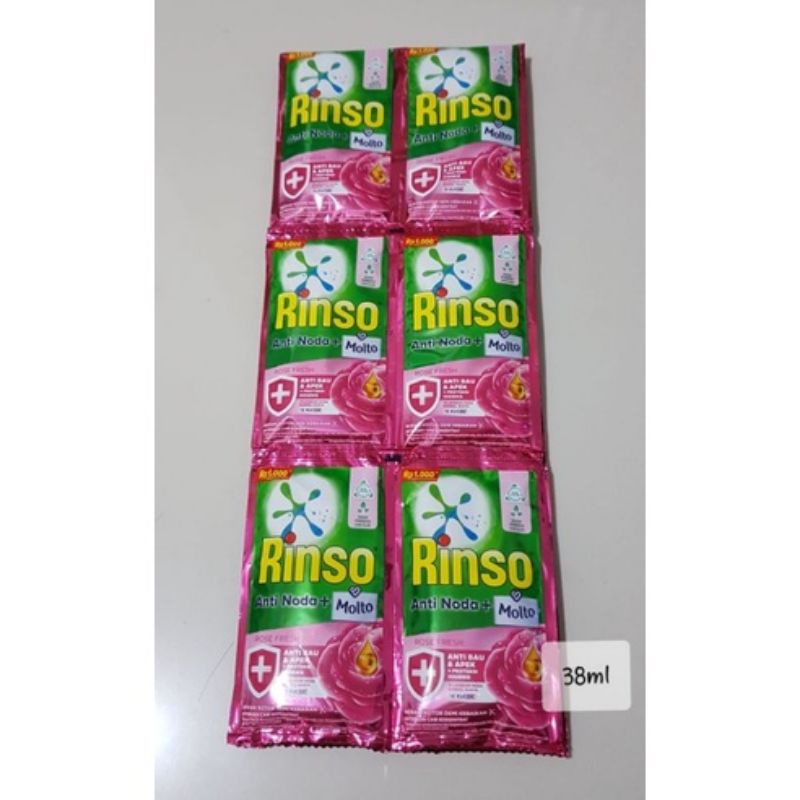 rinso cair 38ml (6sachet)