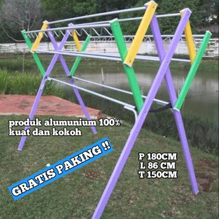 Jemuran Jumbo Holo Tulang Palang 9 Ukuran 180cm Shopee Indonesia