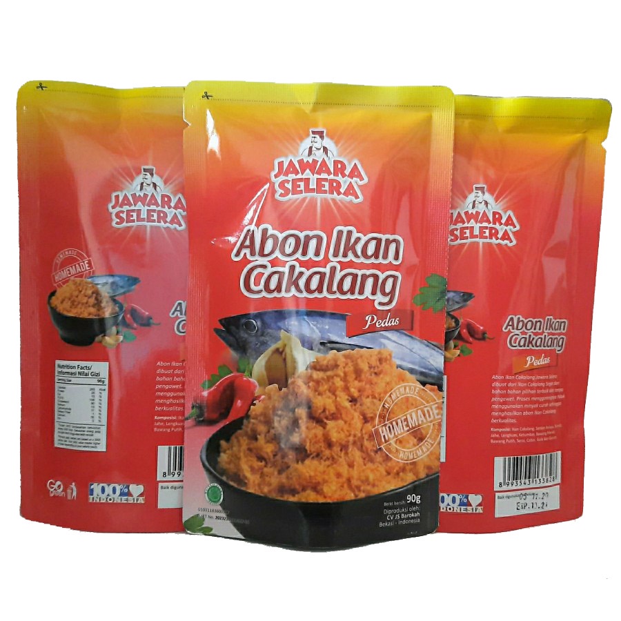 Abon Ikan Cakalang Jawara Selera All Varian Special Promo - 90Gram