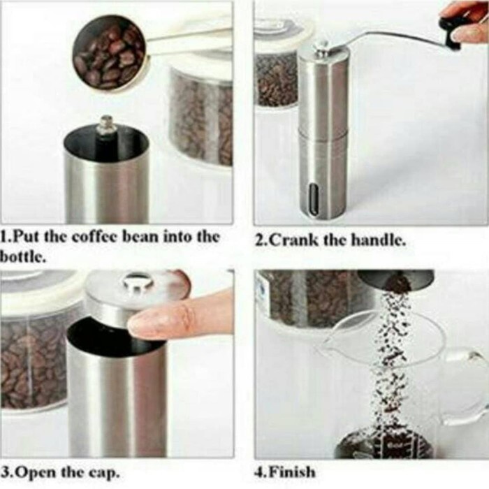 Gilingan Kopi manual ,  FG99  , Ceramic   Handy Coffee grinder stainless