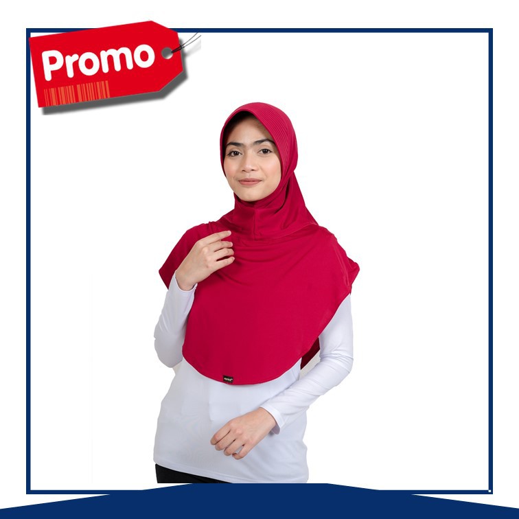 Nisrina Jilbab Polos Kerut Samping Bintang Palastri