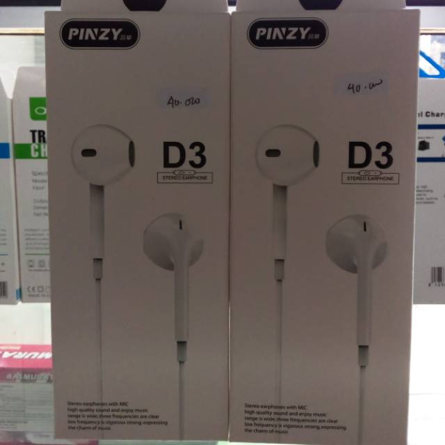 Headset / earphone D3 stereo musik pinzy