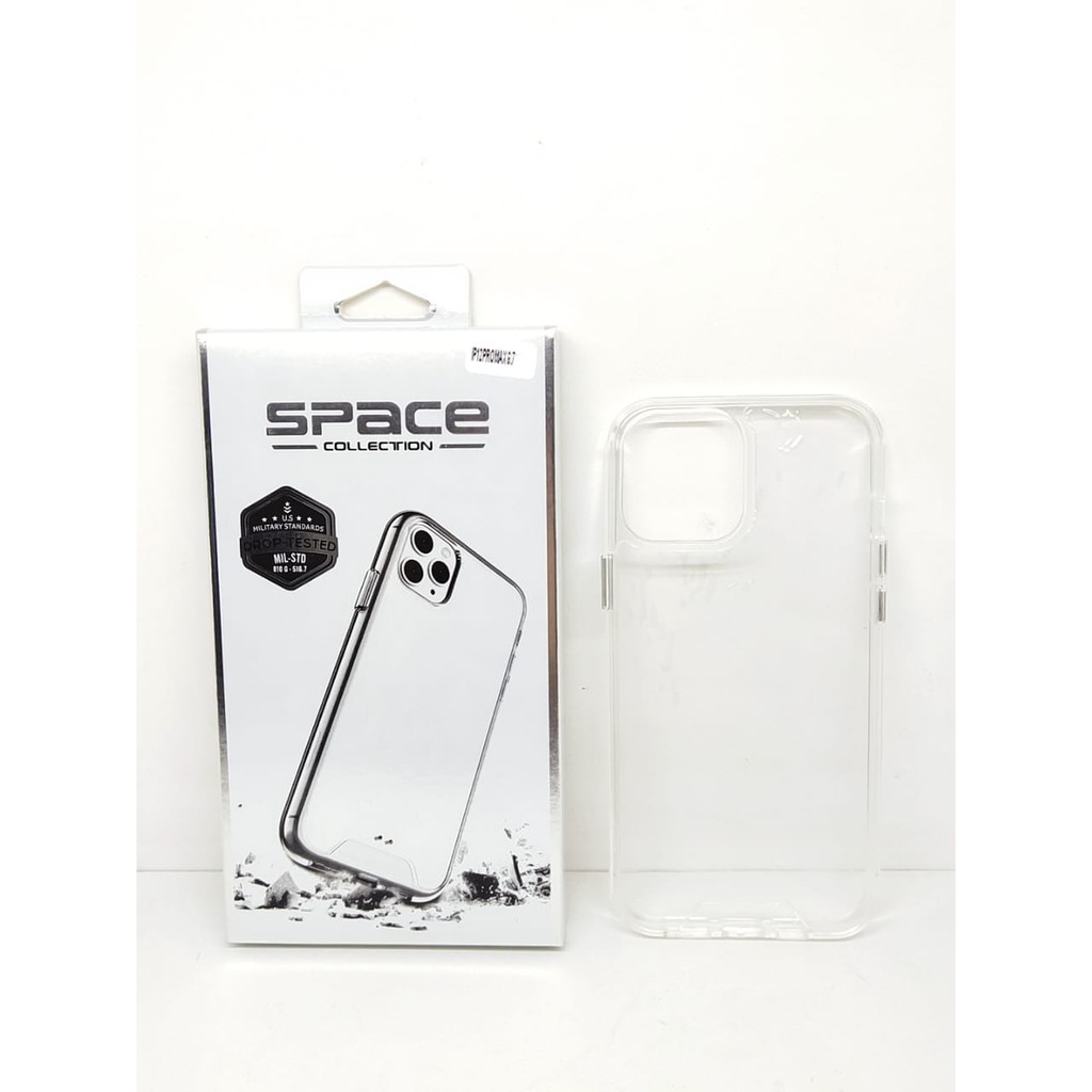 SPACE Case iPhone 12 Pro Max 6.7 inchi Drop Resistan Anti Shock Transparan High Quality