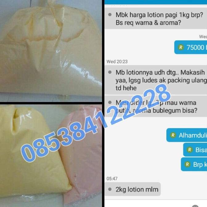 PROMO MURAH Stok Terbatas 500gram Handbody Lotion Kiloan Kualitas Super / HBL pemutih Badan ERE56