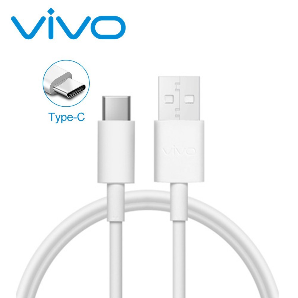 Cable Charger Quick Charger Vivo V23 V23E V21-4G/5G V20 V20SE V19 V17-PRO V15 V15PRO V11 V11i V11PRO V9 V5 V5s V5-Lite-Plus Y11 Y12 Y12i Y12s Y15 Y17 Y19 Y67 Y69 Y65 Y66 Kabel ORI Original Adapter Type C B A Super Fast Charging 5G 4A 4 Ampere Adaptor E SE