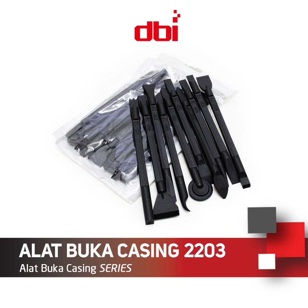 Alat Pembuka Casing Plastik 10 in 1 (20 Mata) / Pembuka Casing Handphone 2203