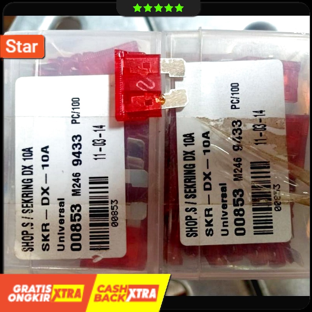 Jual Fuse / Sekring / Skring Dx 10A Universal Shop.S | Shopee Indonesia