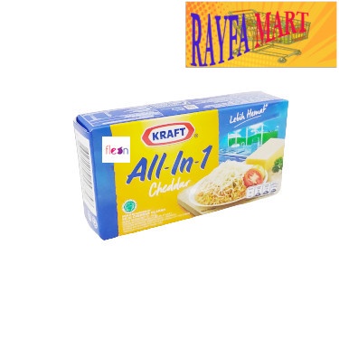 

Kraft All In One / 1 Keju Cheddar 165 Gram