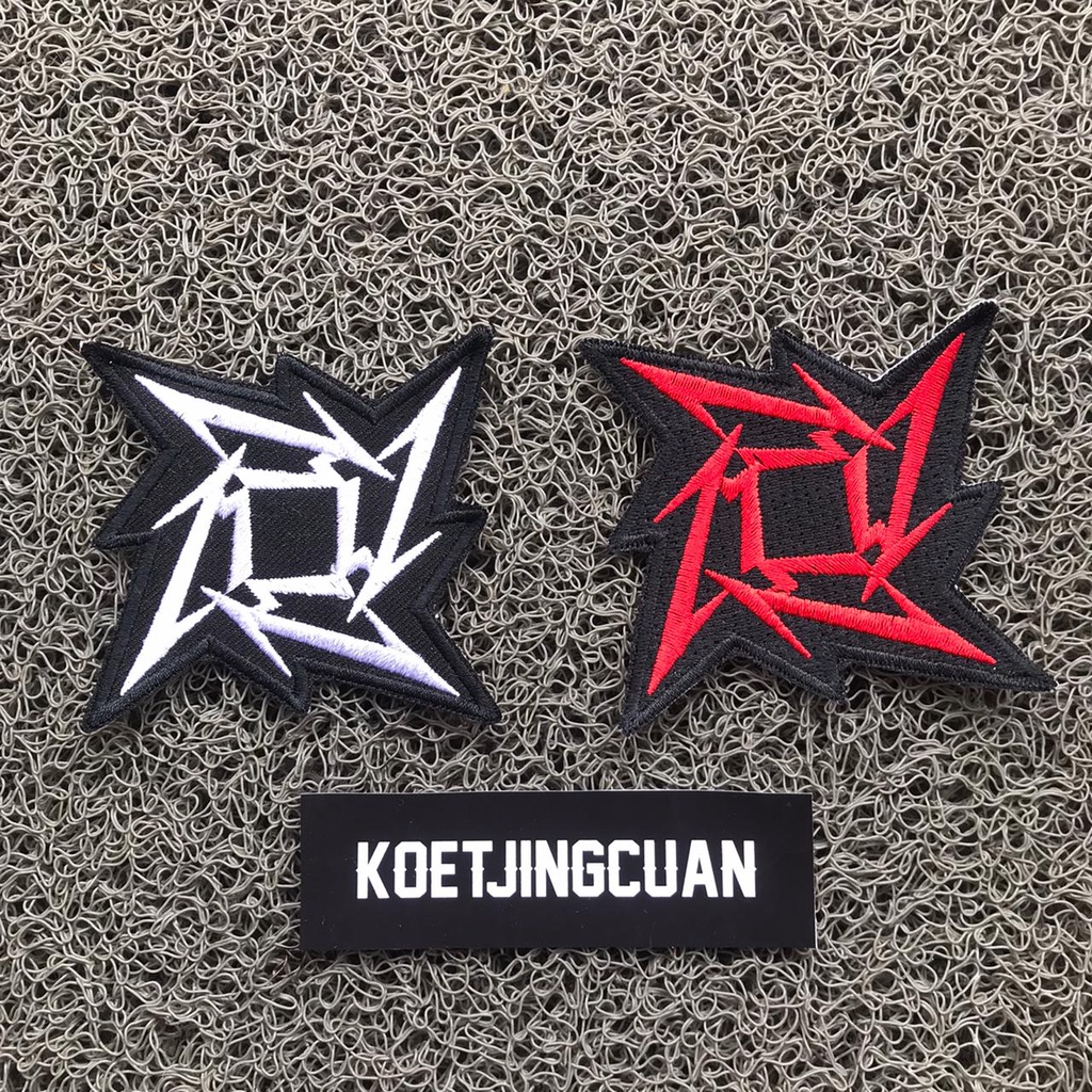 Patch Emblem bordir jahit Band Metalica Star BALTANA