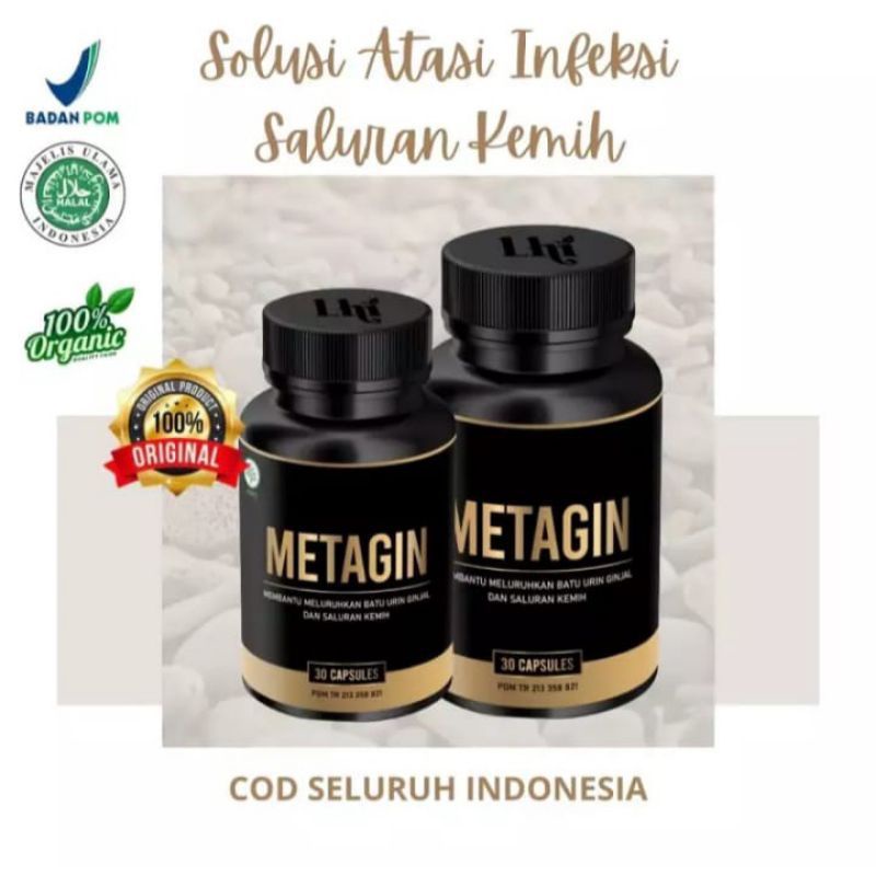 Metagin Herbal Original Bpom Obat Penghancur Batu Ginjal Susah Kencing