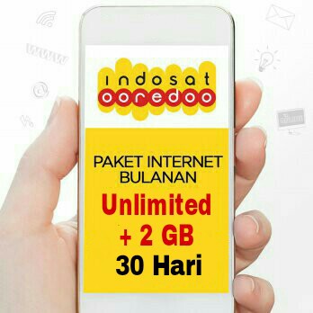 PAKET INTERNET INDOSAT UNLIMITED APPS + 2GB