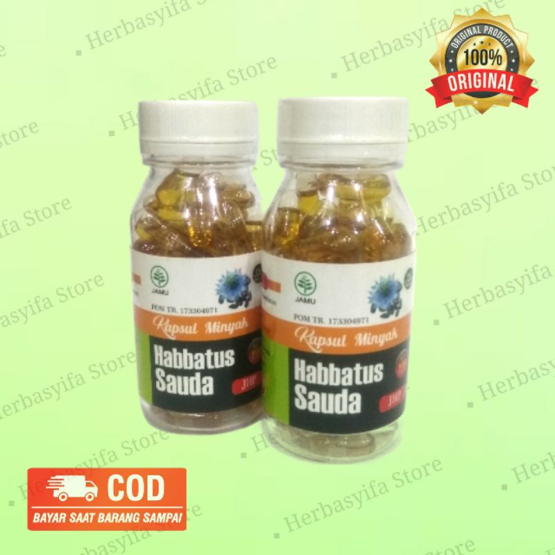 Habbatussauda Oil 100 kapsul jhp - Habasyi Oil