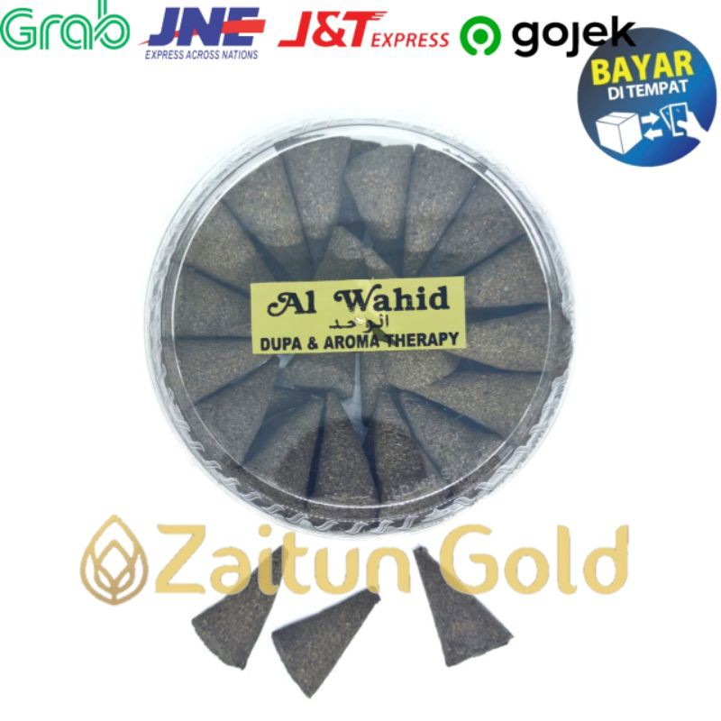 Dupa Arab AL WAHID KERUCUT PREMIUM BUHUR KRUCUT ORIGINAL ALWAHID CONE BESAR