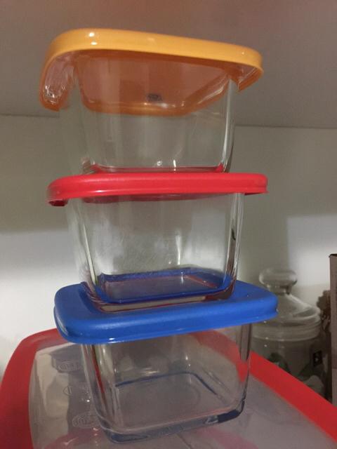 Toples Mini Luminarc Pure Square 200 Ml 3 Pcs/set