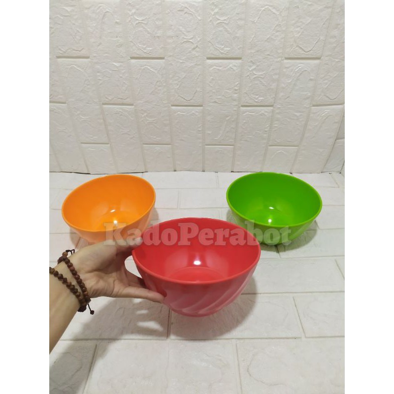 Mangkok melamine ulir M9070 - mangkok mie jumbo - mangkok melamine