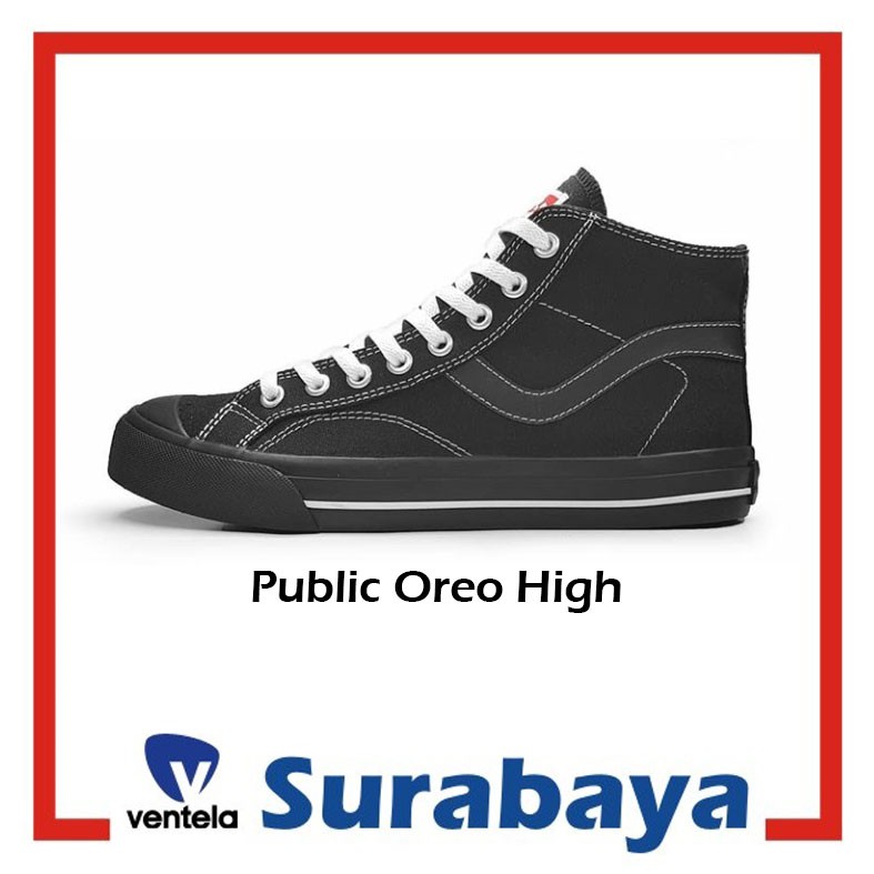 Sepatu Ventela Public Oreo High | Shopee Indonesia