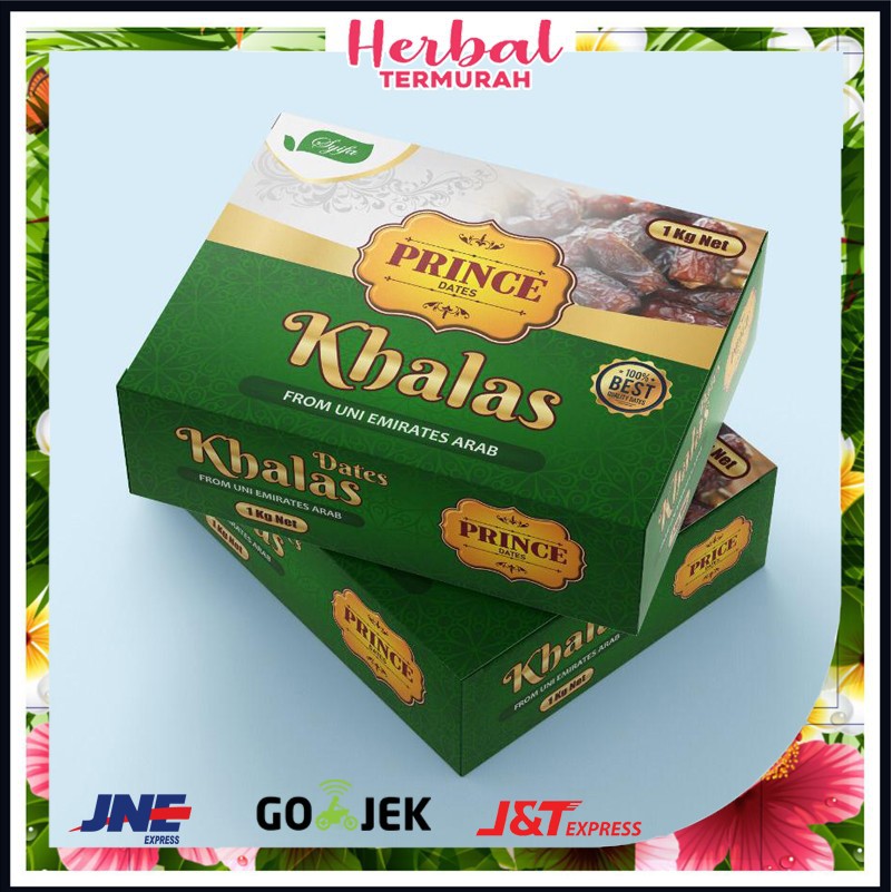 

Prince Dates Khalas Kurma Khalas 1kg syifa - Kurma Khalas syifa