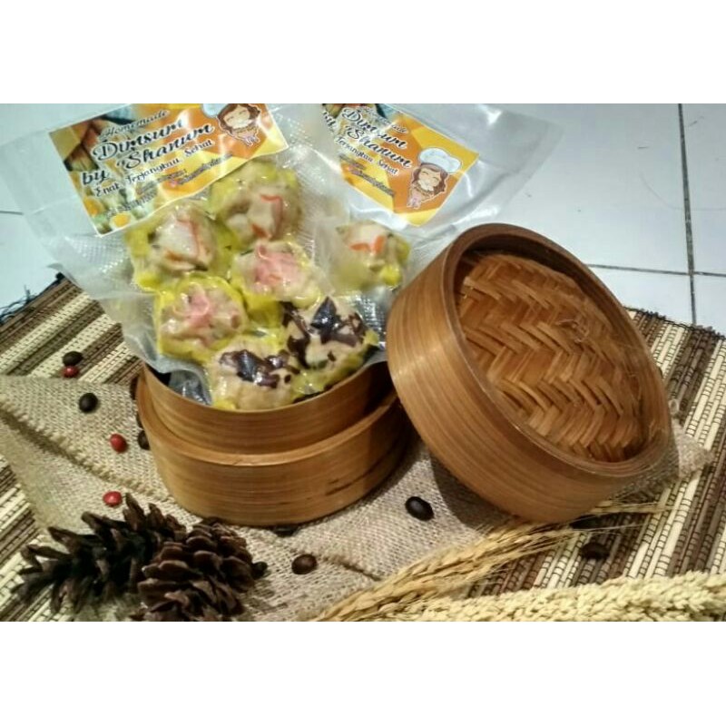 

Dimsum ayam frozen full daging isi 6 free saus