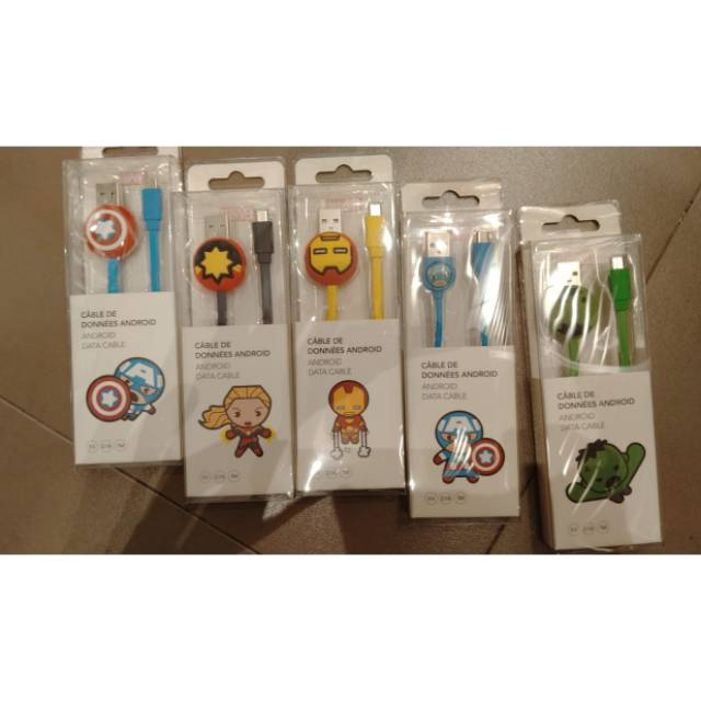 Kabel charger marvel ori MINISO