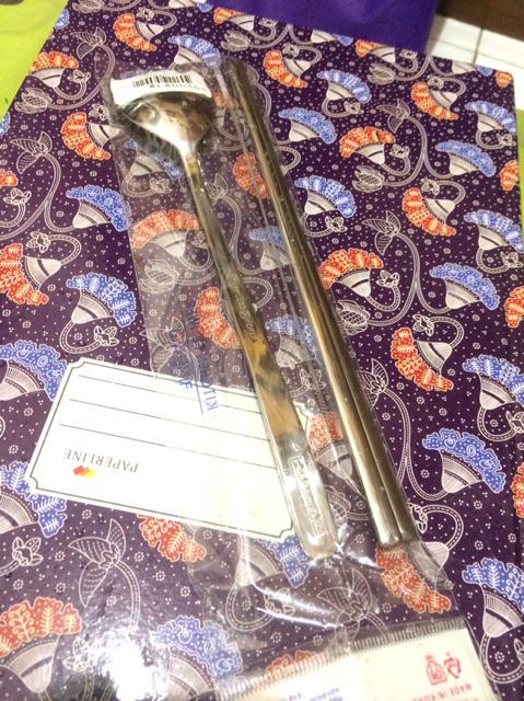 [real Pict] Sujeo Sendok Sumpit Korea Stainless