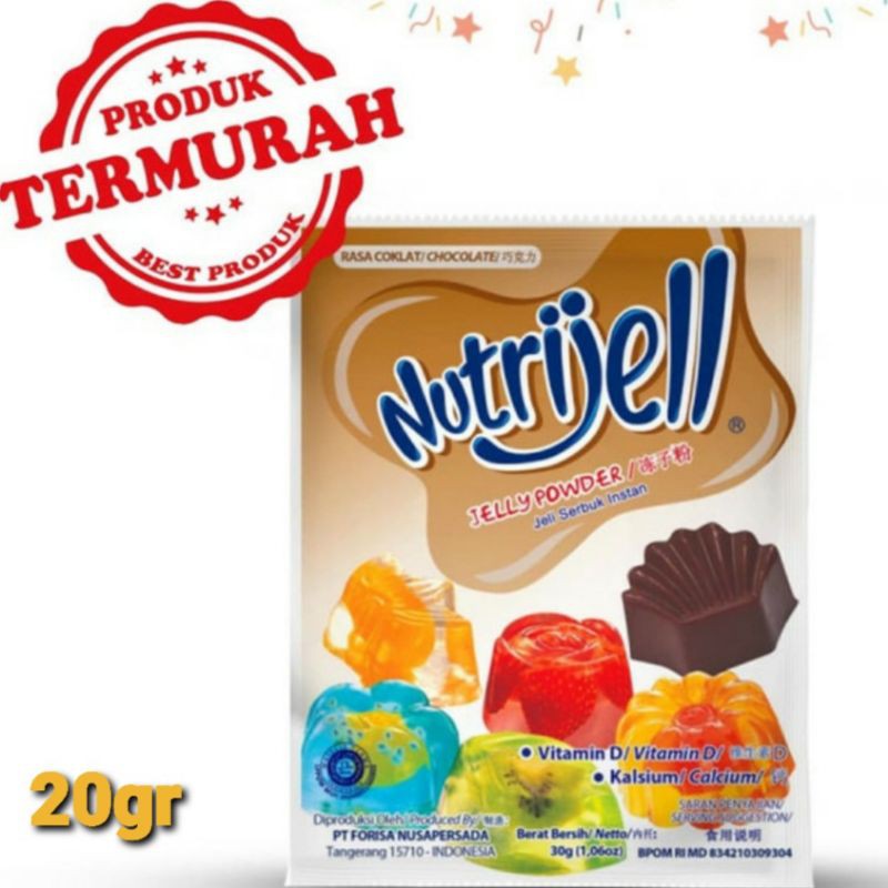 

NUTRIJEL nutrijell COKLAT 20gr