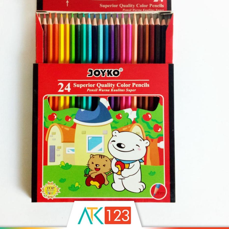 

Special Pensil Warna Joyko 24 Superior Quality Color Pencils CP-24PB