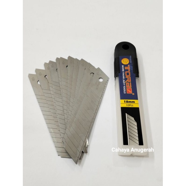 

Isi Cutter Tora 18mm/ Tora Refill Isi Pisau Cutter Besar / Isi Kater