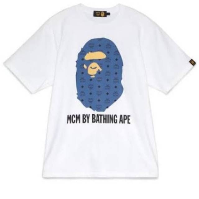 KAOS COMBED 30S MCM BY BATHING APE BAJU TSHIRT