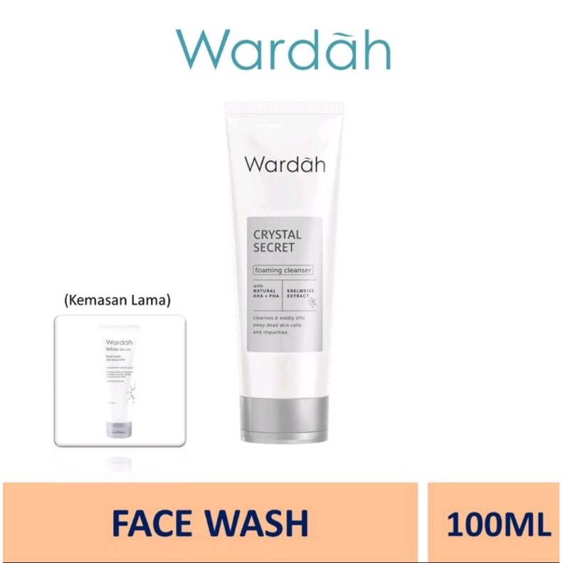 WARDAH CRYSTAL SECRET FOAMING CLEANSER 100ml